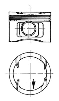 KOLBENSCHMIDT 92213630 Piston for BMW