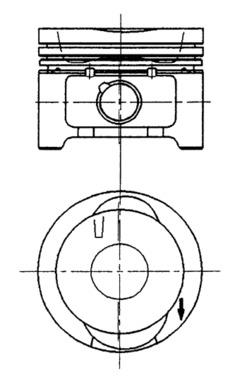 KOLBENSCHMIDT 92228600 Pistone-Pistone-Ricambi Euro