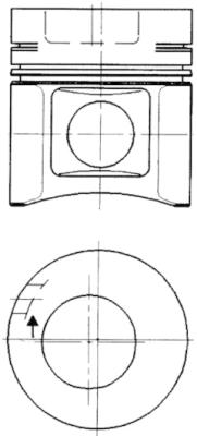 KOLBENSCHMIDT 92306600 Pistone