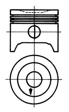 KOLBENSCHMIDT 92523601 Pistone