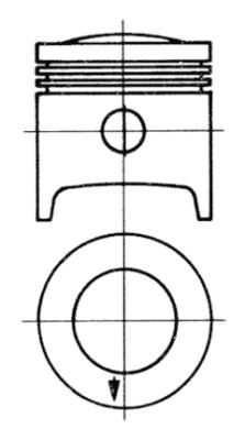 KOLBENSCHMIDT 92614601 Pistone