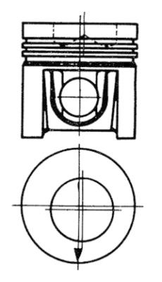 KOLBENSCHMIDT 92951600 Pistone-Pistone-Ricambi Euro