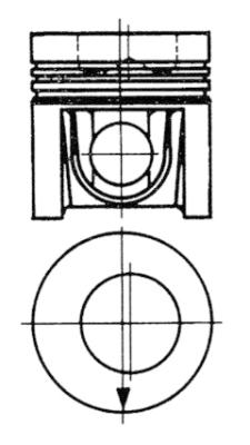 KOLBENSCHMIDT 92952600 Pistone