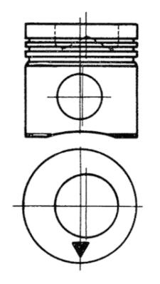 KOLBENSCHMIDT 92982600 Pistone