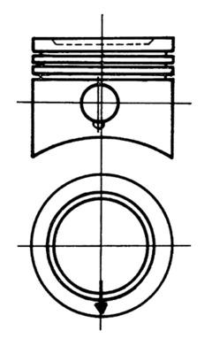 KOLBENSCHMIDT 93038600 Piston
