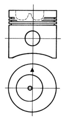 KOLBENSCHMIDT 93045600 Pistone