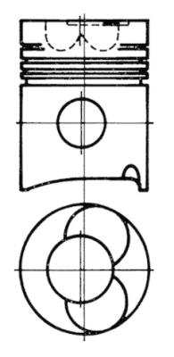 KOLBENSCHMIDT 93052600 Piston for DAF NEOPLAN