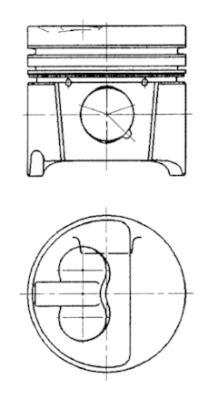 KOLBENSCHMIDT 94786710 Piest