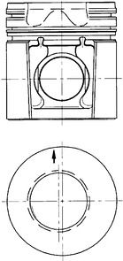 KOLBENSCHMIDT 94543600 Pistone