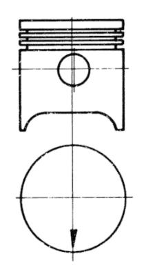 KOLBENSCHMIDT 93272600 бутало