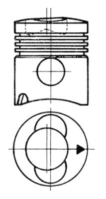 KOLBENSCHMIDT 93315600 Pistone