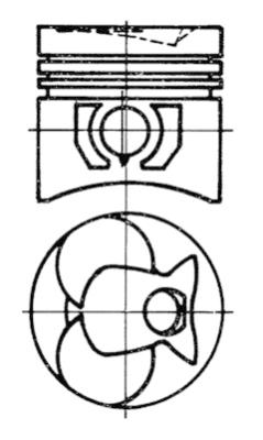 KOLBENSCHMIDT 93444600 Pistone