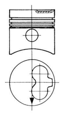 KOLBENSCHMIDT 93479630 Piston