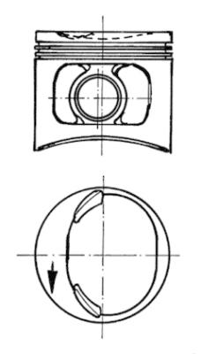 KOLBENSCHMIDT 93588600 Pistone-Pistone-Ricambi Euro