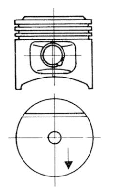 KOLBENSCHMIDT 93677610 Pistone