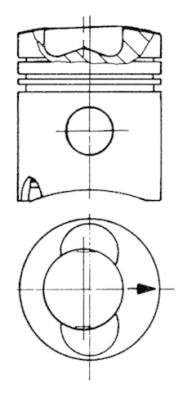 KOLBENSCHMIDT 93741600 Pistone