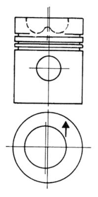 KOLBENSCHMIDT 93793600 Pistone