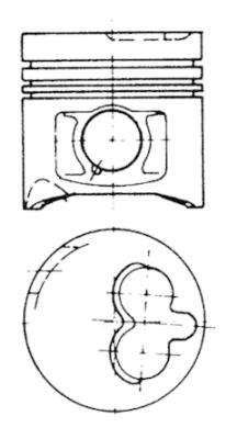 KOLBENSCHMIDT 94576730 Pistone