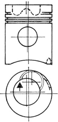 KOLBENSCHMIDT 93987700 Pistone