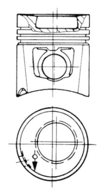 KOLBENSCHMIDT 93990600 Pistone