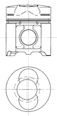 KOLBENSCHMIDT 94654600 Pistone