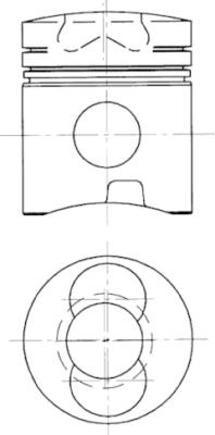 KOLBENSCHMIDT 94486700 Pistone