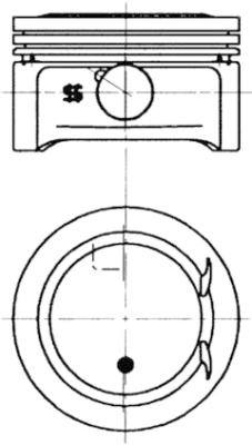 KOLBENSCHMIDT 94798610 Pistone-Pistone-Ricambi Euro