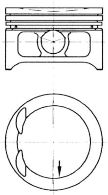 KOLBENSCHMIDT 97332620 Pistone