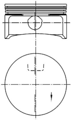 KOLBENSCHMIDT 99741610 Pistone