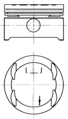 KOLBENSCHMIDT 94637610 Pistone