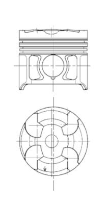 KOLBENSCHMIDT 94820700 Pistone