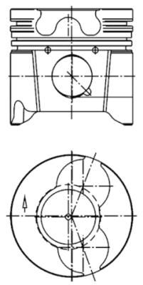 KOLBENSCHMIDT 99879620 Pistone