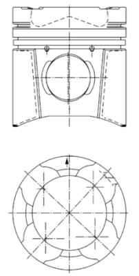 KOLBENSCHMIDT 94847600 Pistone-Pistone-Ricambi Euro