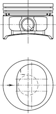 KOLBENSCHMIDT 94865620 Pistone-Pistone-Ricambi Euro