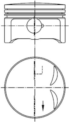 KOLBENSCHMIDT 94952600 Pistone-Pistone-Ricambi Euro