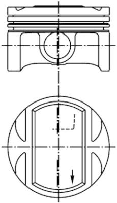 KOLBENSCHMIDT 94954620 Pistone