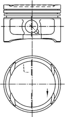 KOLBENSCHMIDT 99563620 Pistone-Pistone-Ricambi Euro