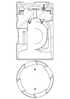 KOLBENSCHMIDT 96927100 Piston