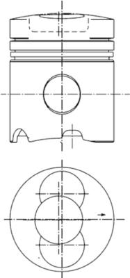 KOLBENSCHMIDT 99342600 Pistone