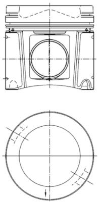 KOLBENSCHMIDT 40448601 Pistone-Pistone-Ricambi Euro