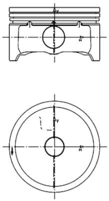 KOLBENSCHMIDT 99457600 Pistone