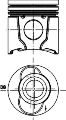 KOLBENSCHMIDT 99483600 Pistone