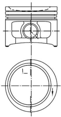 KOLBENSCHMIDT 99679600 Pistone-Pistone-Ricambi Euro