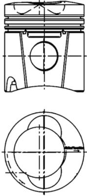 KOLBENSCHMIDT 99955610 Pistone