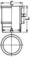 KOLBENSCHMIDT 89475810 Cylinder Liner for FORD
