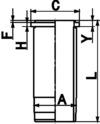 KOLBENSCHMIDT 89370110 Cylinder Liner for VOLVO