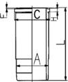 KOLBENSCHMIDT 89570110 Cylinder Liner for VOLVO