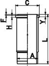 KOLBENSCHMIDT 89497110 Cylinder Liner for NEOPLAN SCANIA