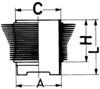 KOLBENSCHMIDT 88669110 Cylinder Liner for PORSCHE VW