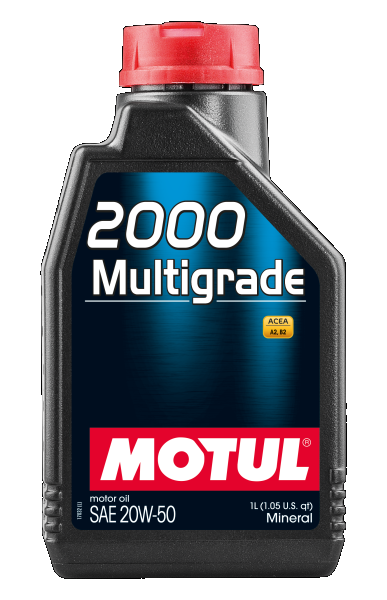 MOTUL 102769 2000 MULTIGRADE 20W-50 Motoröl